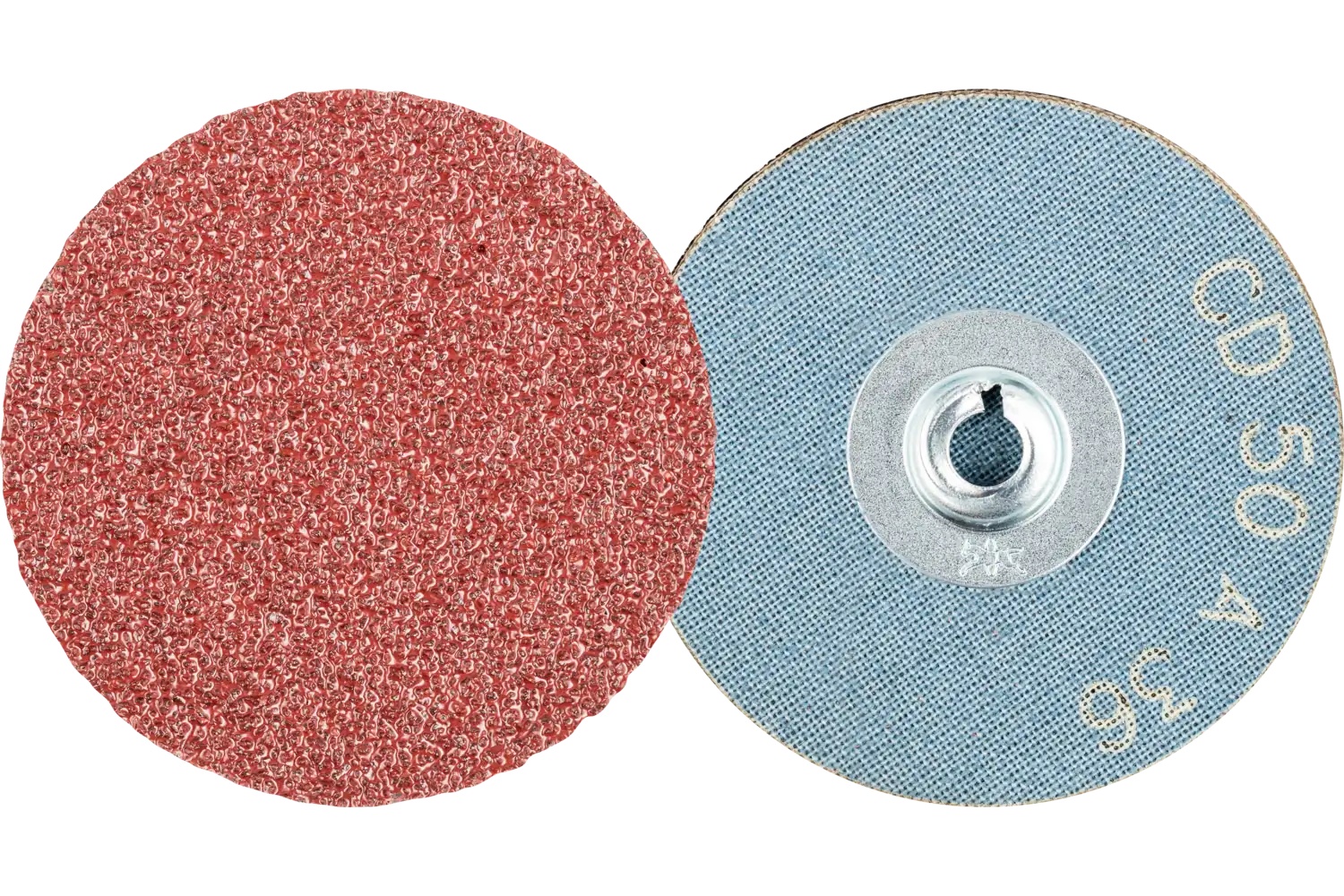 Show details for Pferd CombiDisc Abrasive Disc, 2" Dia, Type CD, 36 Grit, Aluminum oxide Picture of Pferd CombiDisc Abrasive Disc, 2" Dia, Type CD, 36 Grit, Aluminum oxide